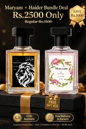 Maryam + Haider Perfume | Bundle Deal | Save Rs.1000 | Free Delivery Karachi